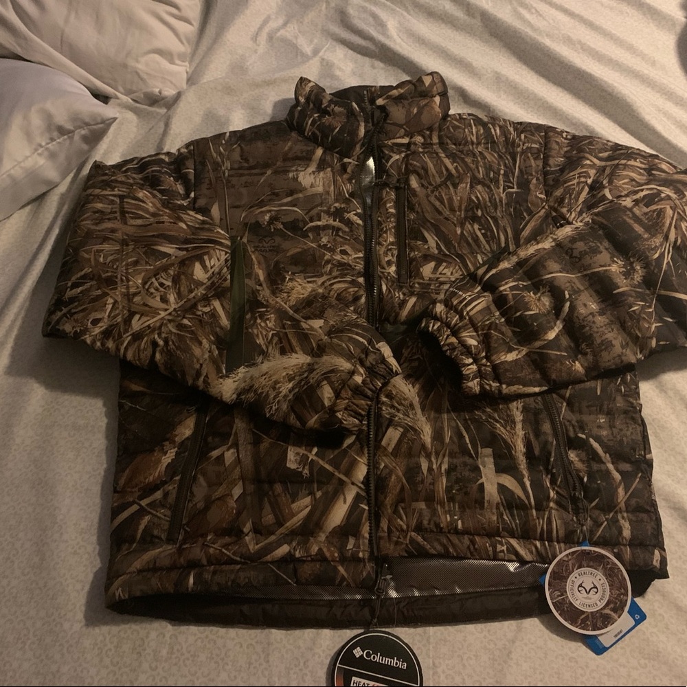 Omnishade camo Columbia jacket size m